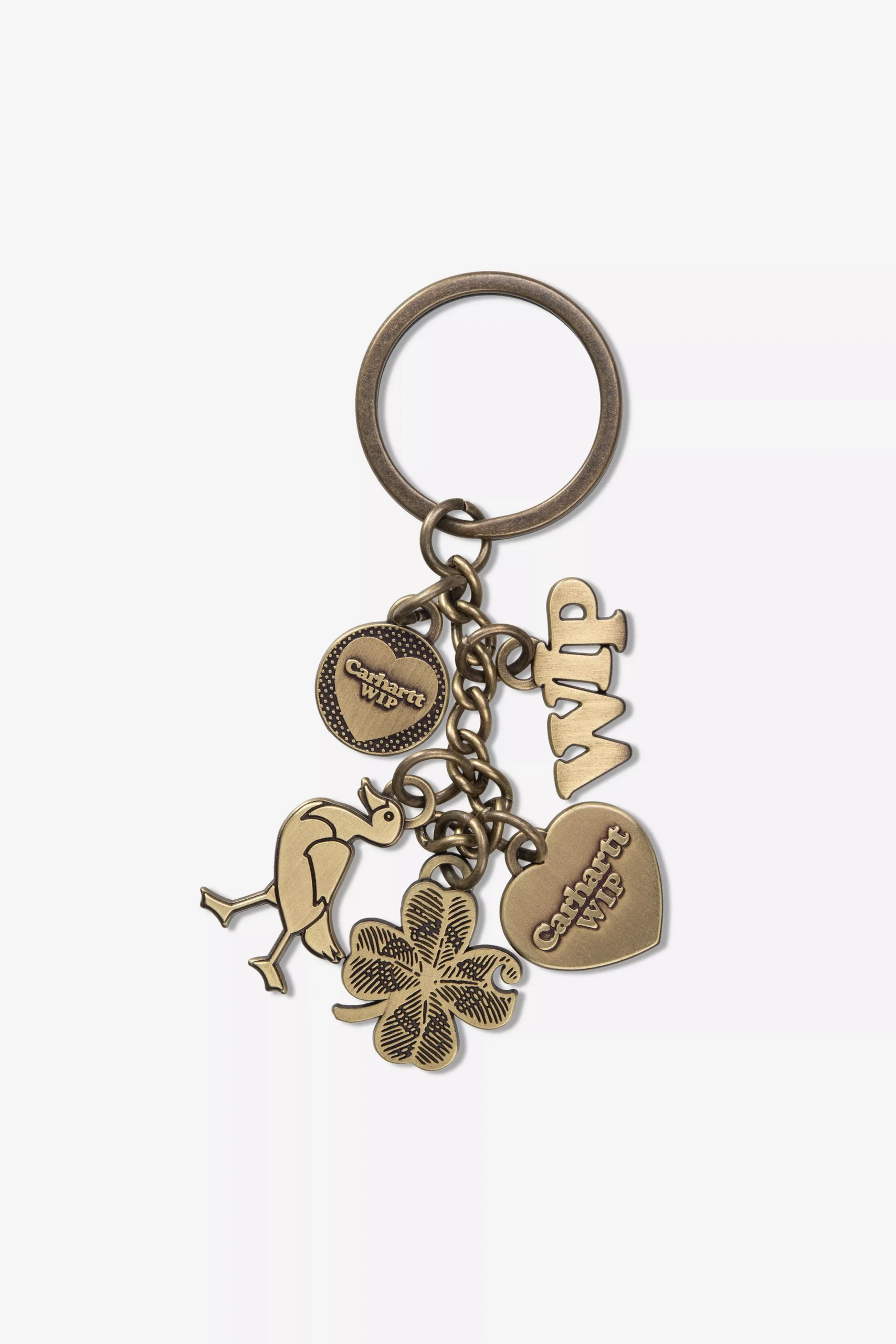 Carhartt Wip Charms Keychain Zinc Alloy Gold