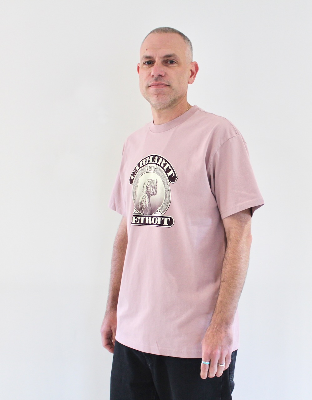 Carhartt Wip Cold World T-shirt Glassy pink