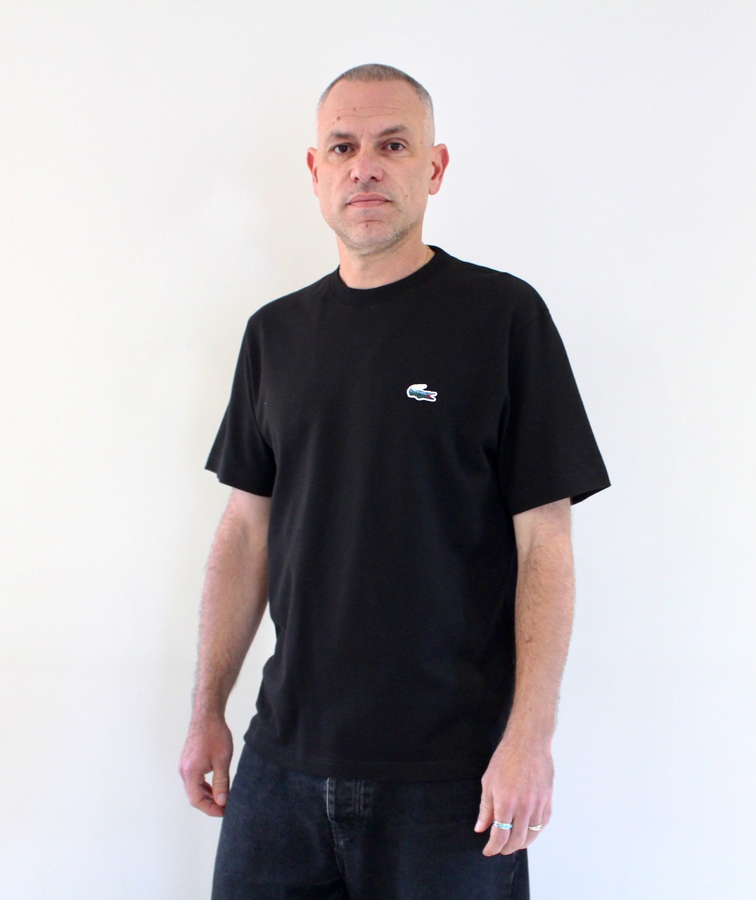 Lacoste Tee-shirt Croco Multicolor Noir