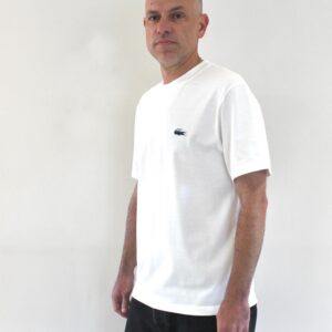 Lacoste Tee-shirt Croco Multicolor Blanc