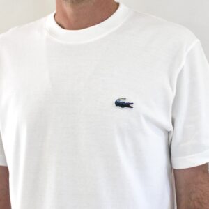 Lacoste Tee-shirt Croco Multicolor Blanc