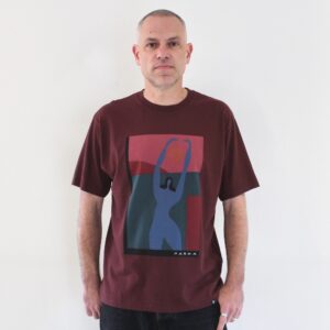 By Parra Protect the sun T-shirt Burgundy