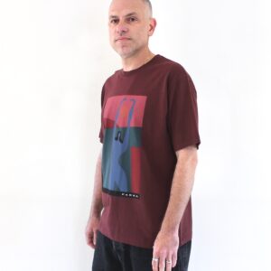 By Parra Protect the sun T-shirt Burgundy
