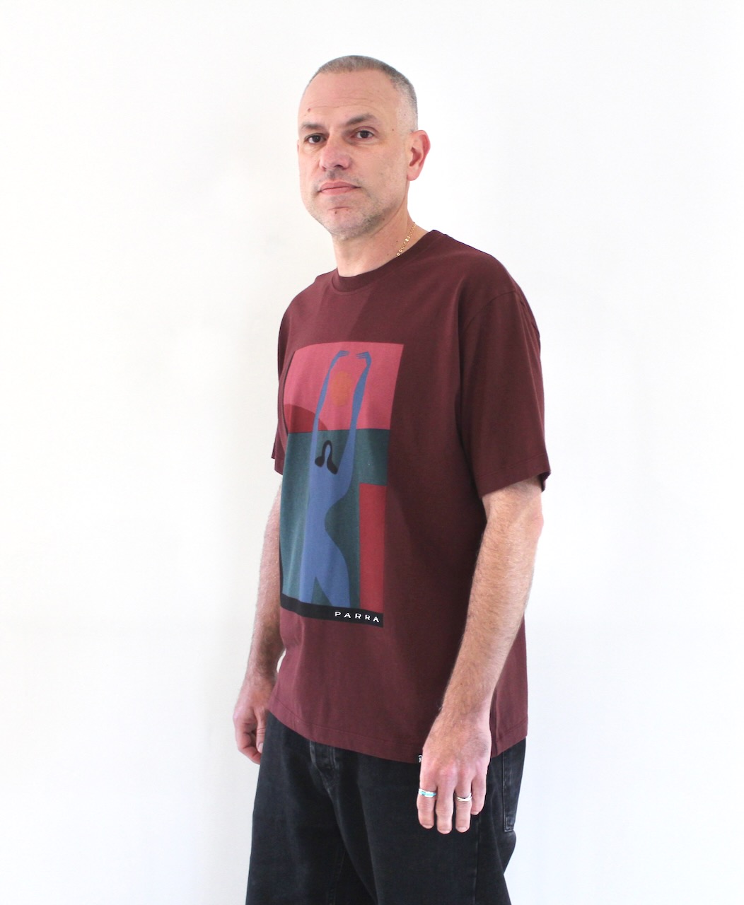 By Parra Protect the sun T-shirt Burgundy