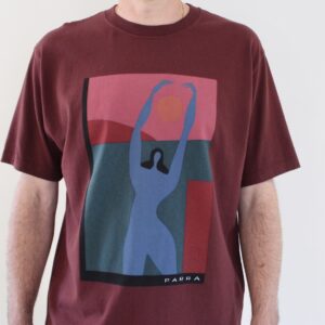 By Parra Protect the sun T-shirt Burgundy