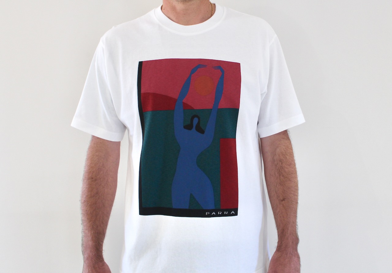 By Parra Protect the sun T-shirt White