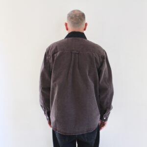 Carhartt Wip Mitch Shirt Jacket Palisander Black Dusky Canvas
