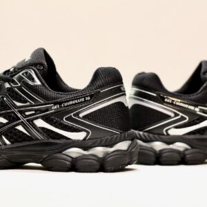 Asics Gel Cumulus 16 Black Black Silver