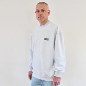 American Vintage Baptown Crewneck gris chiné