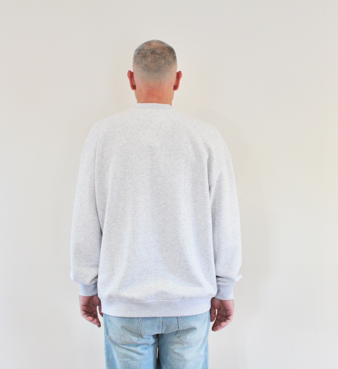 Baptown Crewneck gris chiné