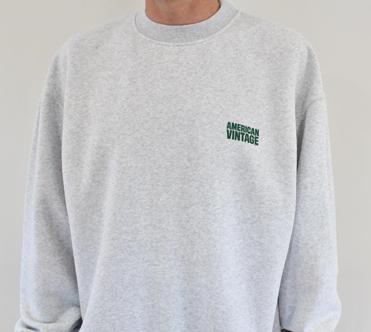 Baptown Crewneck gris chiné