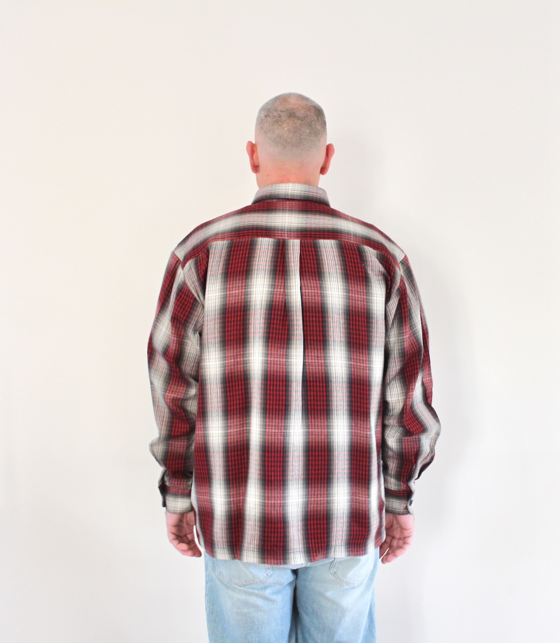 Carhartt Wip Harlin Shirt Check LS Chili Pepper