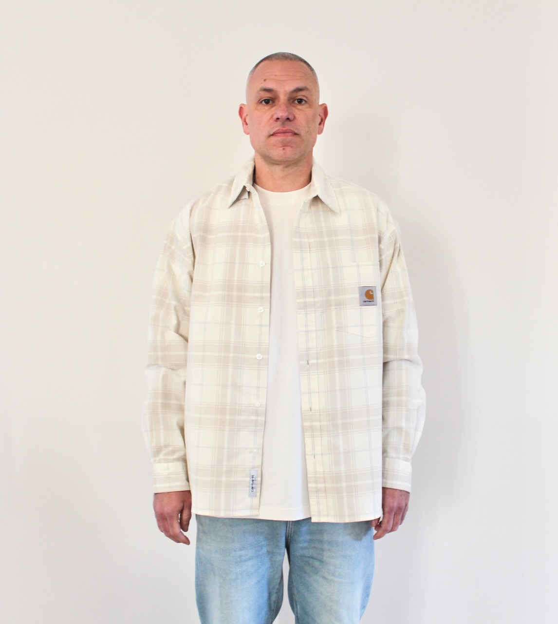 Carhartt Wip Wilber Shirt Check Natural
