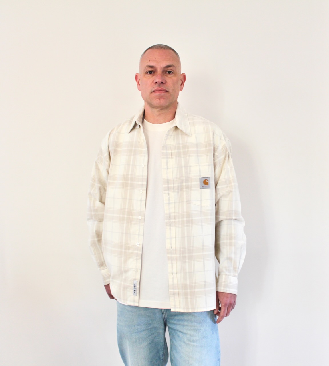 Carhartt Wip Wilber Shirt Check Natural