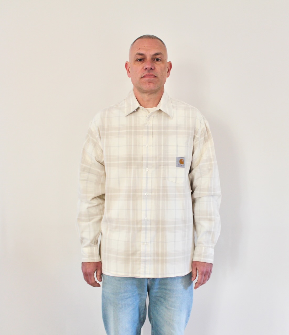 Carhartt Wip Wilber Shirt Check Natural
