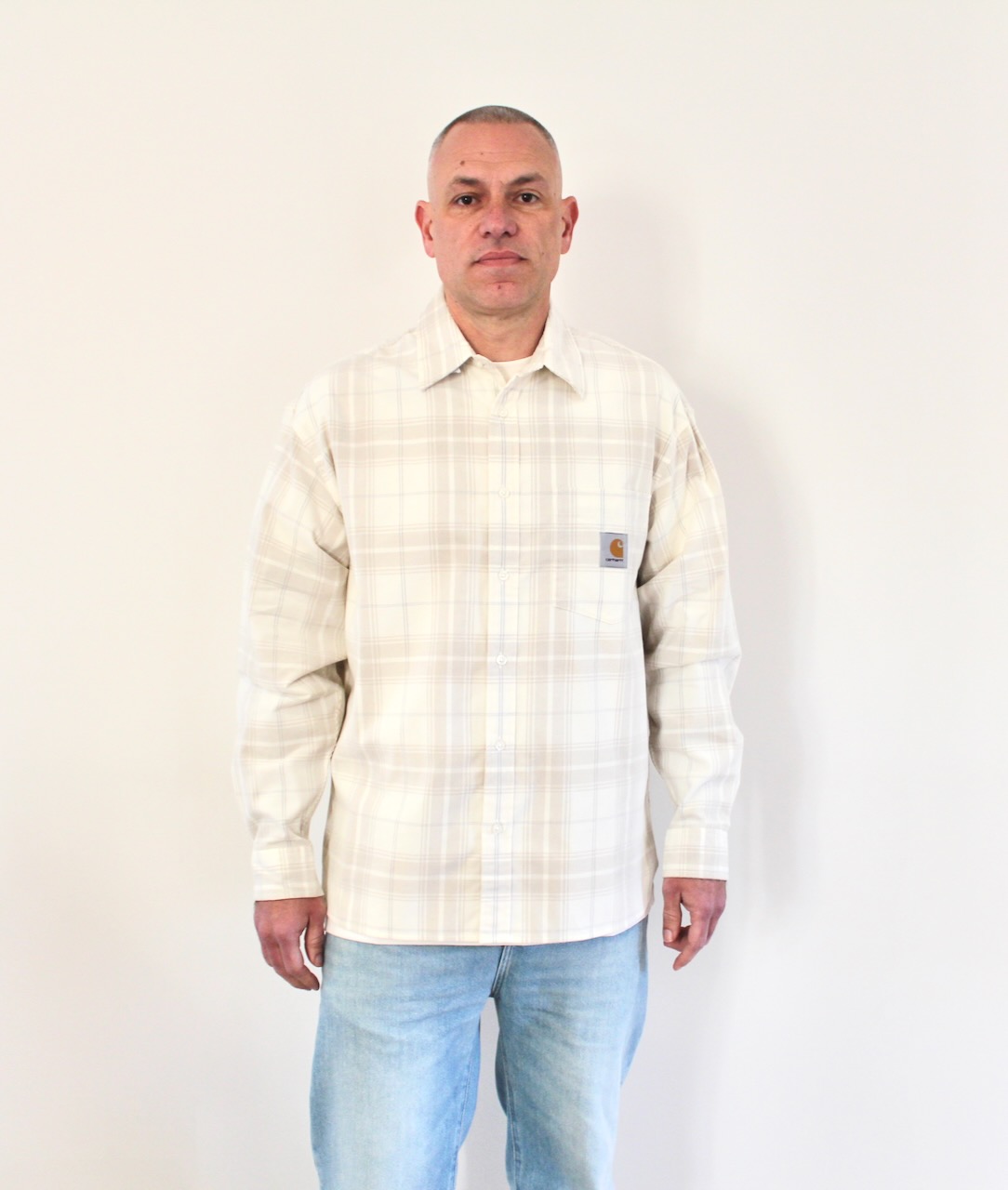 Carhartt Wip Wilber Shirt Check Natural