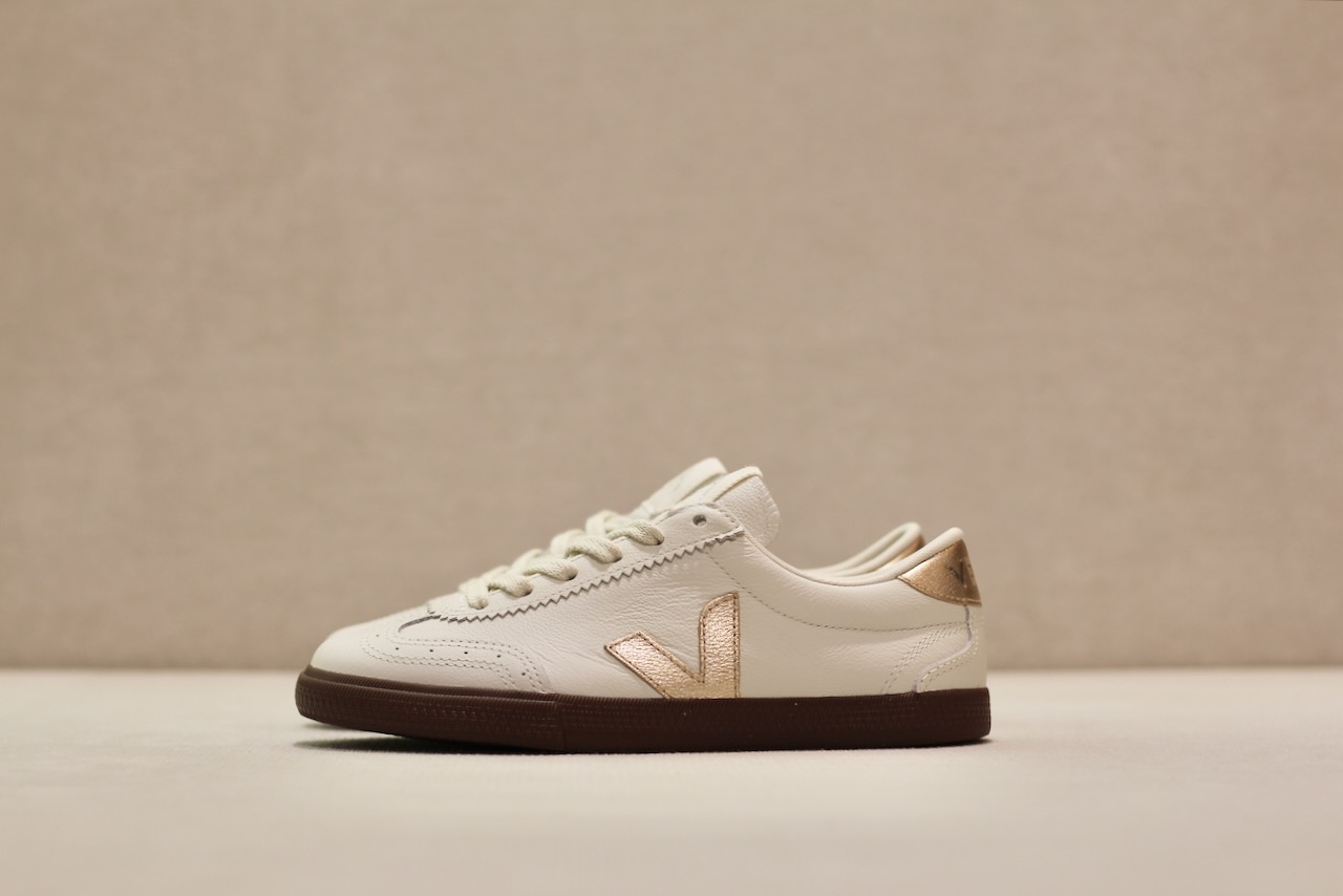 Veja Volley 0.T Leather White Platine Bark