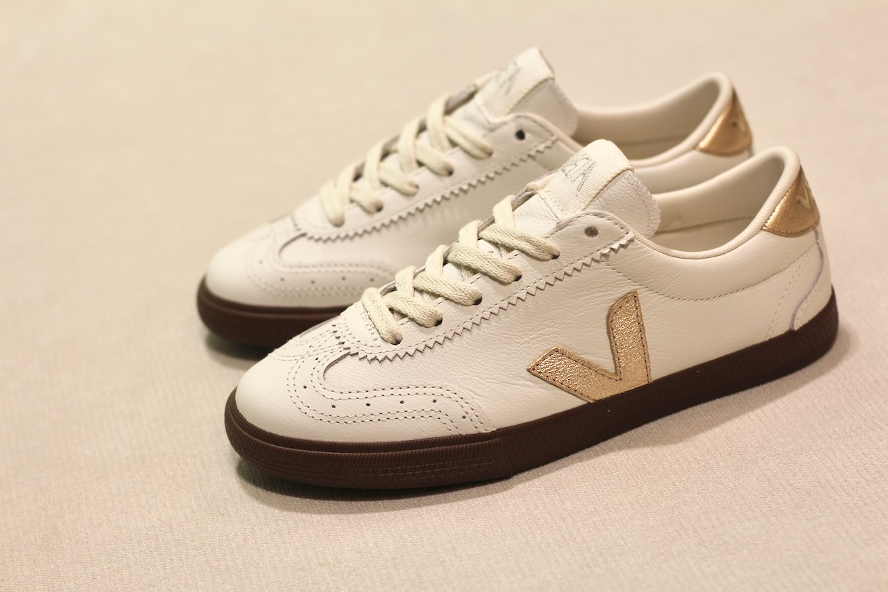 Veja Volley 0.T Leather White Platine Bark