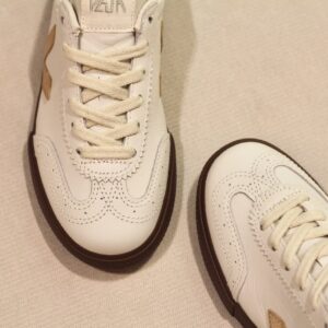 Veja Volley 0.T Leather White Platine Bark
