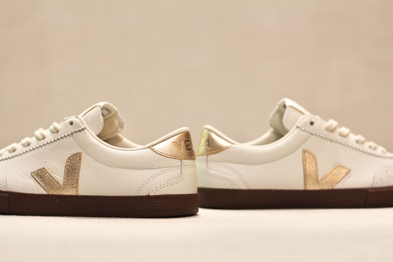 Veja Volley 0.T Leather White Platine Bark