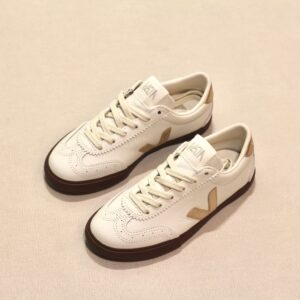 Veja Volley 0.T Leather White Platine Bark