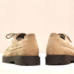 Birkenstock Highwood Moc Lace Low Gray Taupe