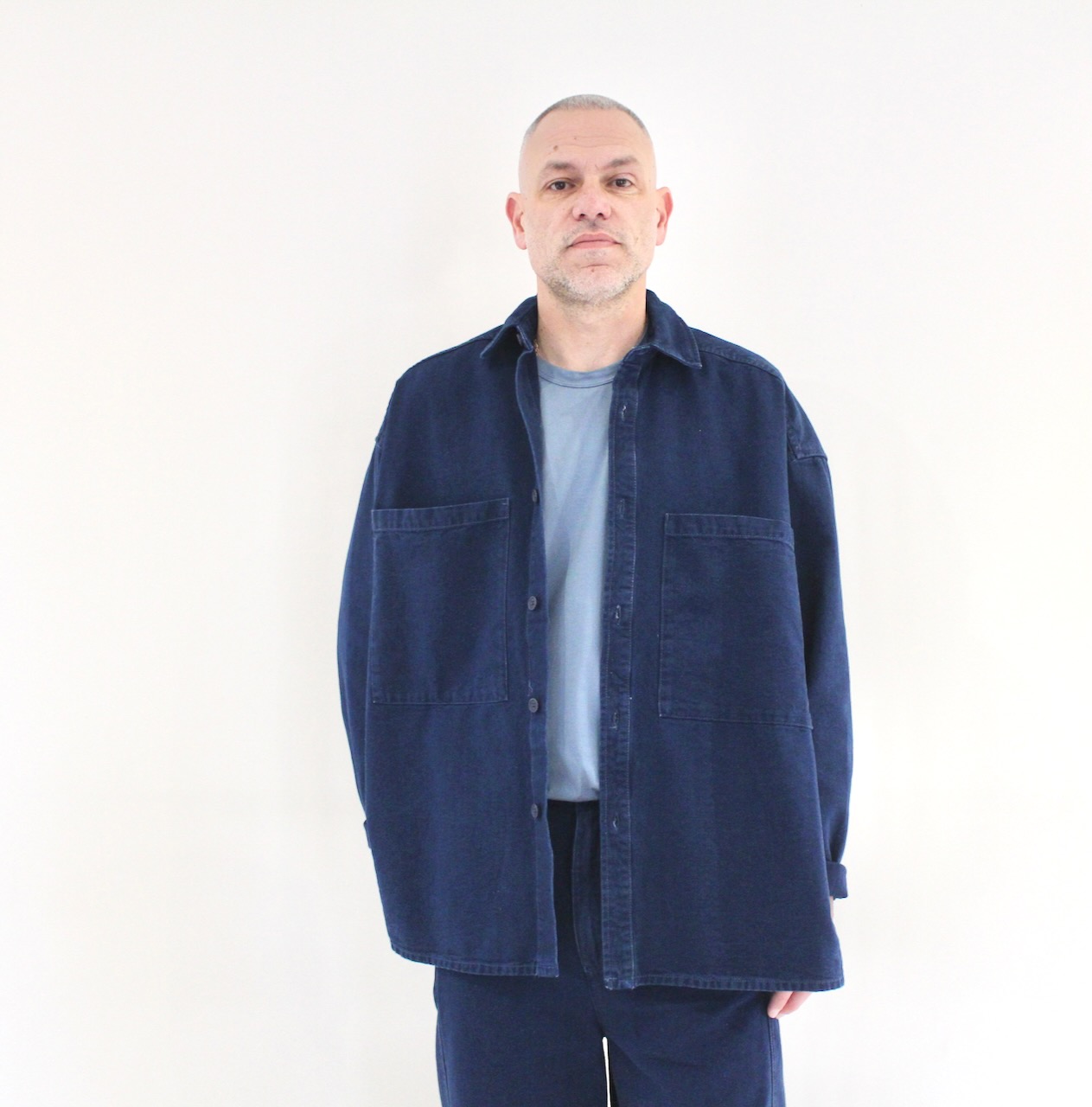 Comow Chemise Bleu Indigo