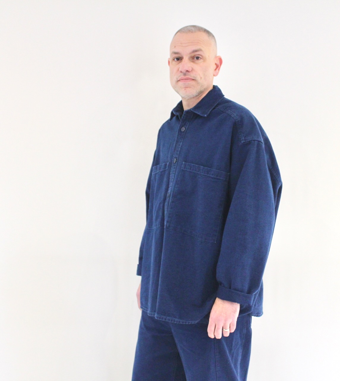 Comow Chemise Bleu Indigo