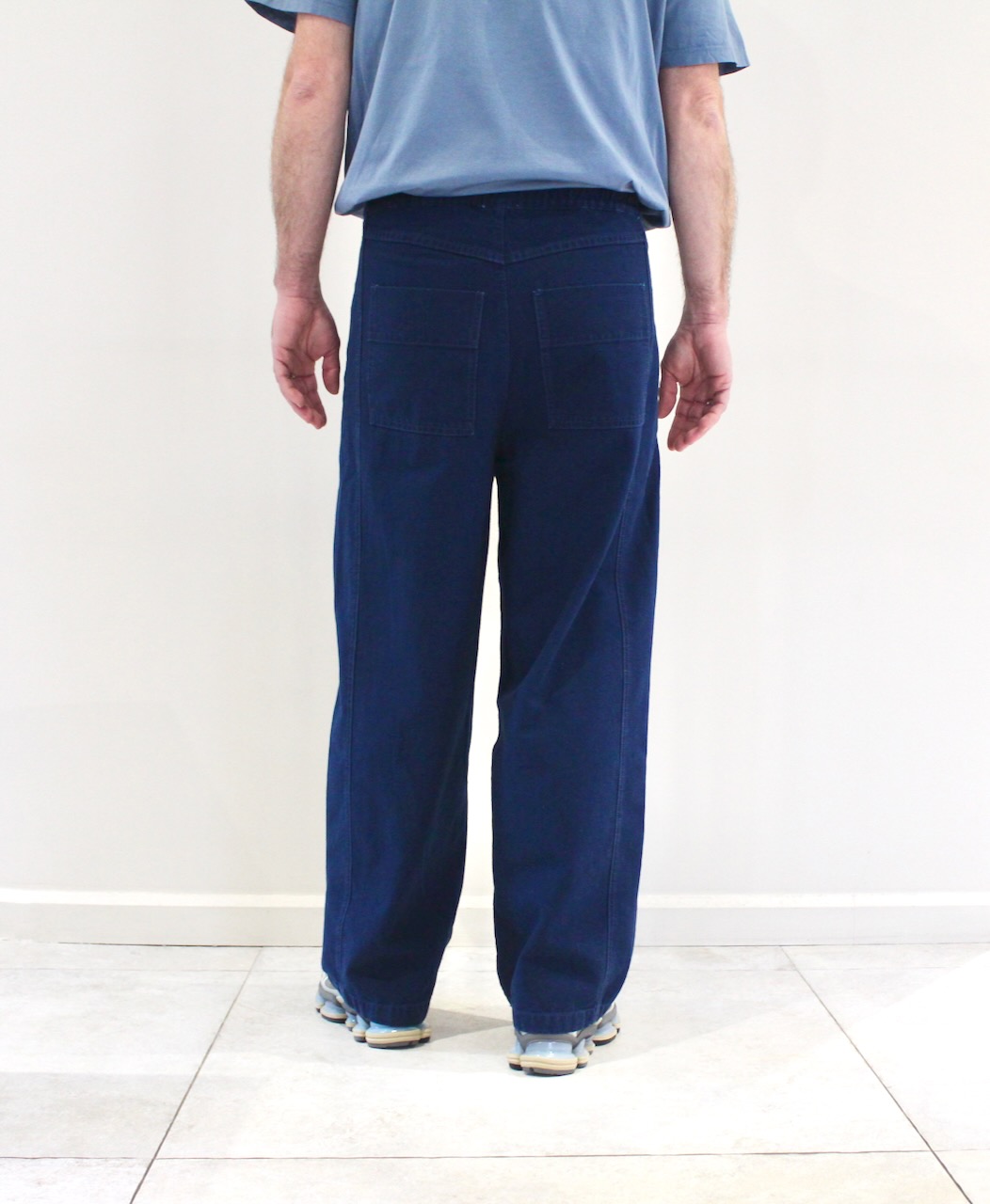 Comow Pantalon Bleu Indigo