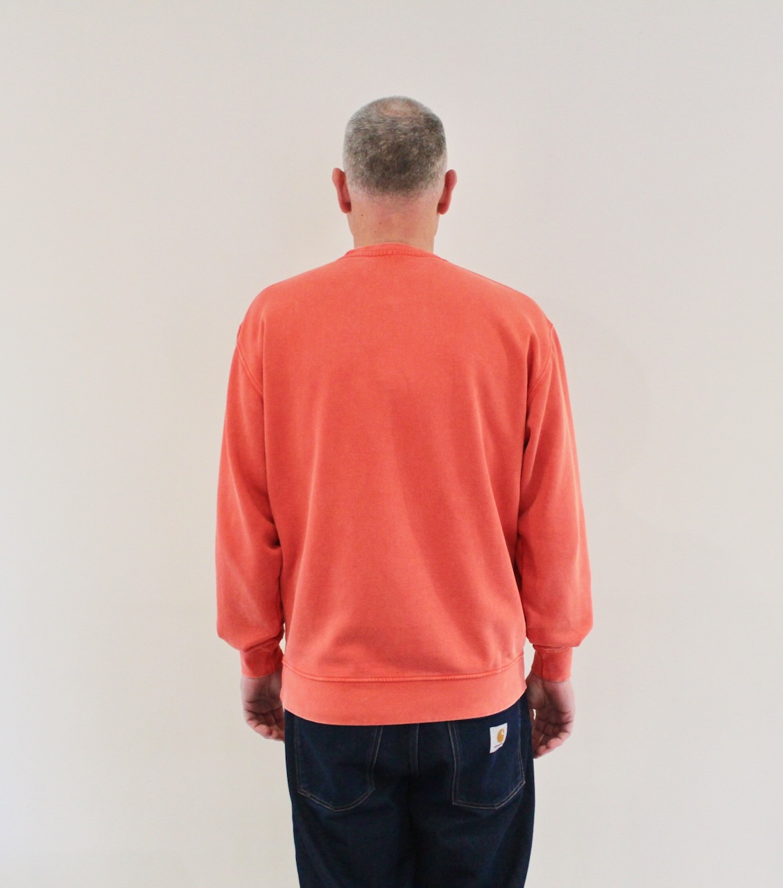 Bisous Crewneck Glamour Washed Red