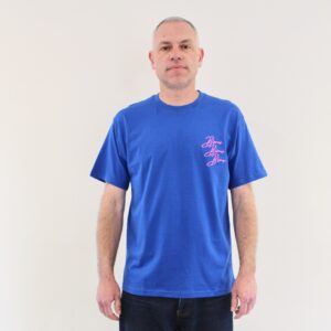 Bisous T-shirt Cigarette Navy Pink