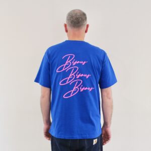 Bisous T-shirt Cigarette Navy Pink