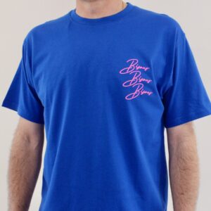 Bisous T-shirt Cigarette Navy Pink