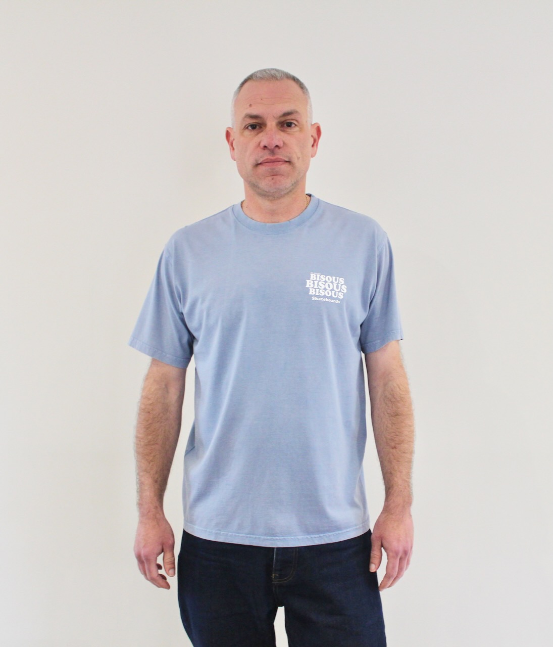 Bisous Tshirt Grease Light Blue