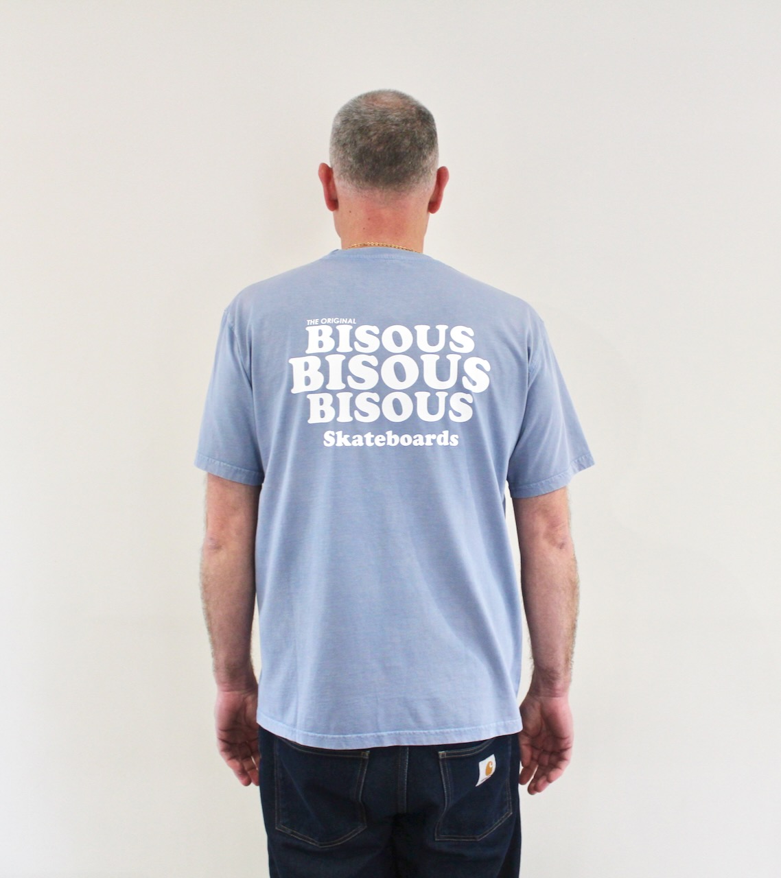 Bisous Tshirt Grease Light Blue