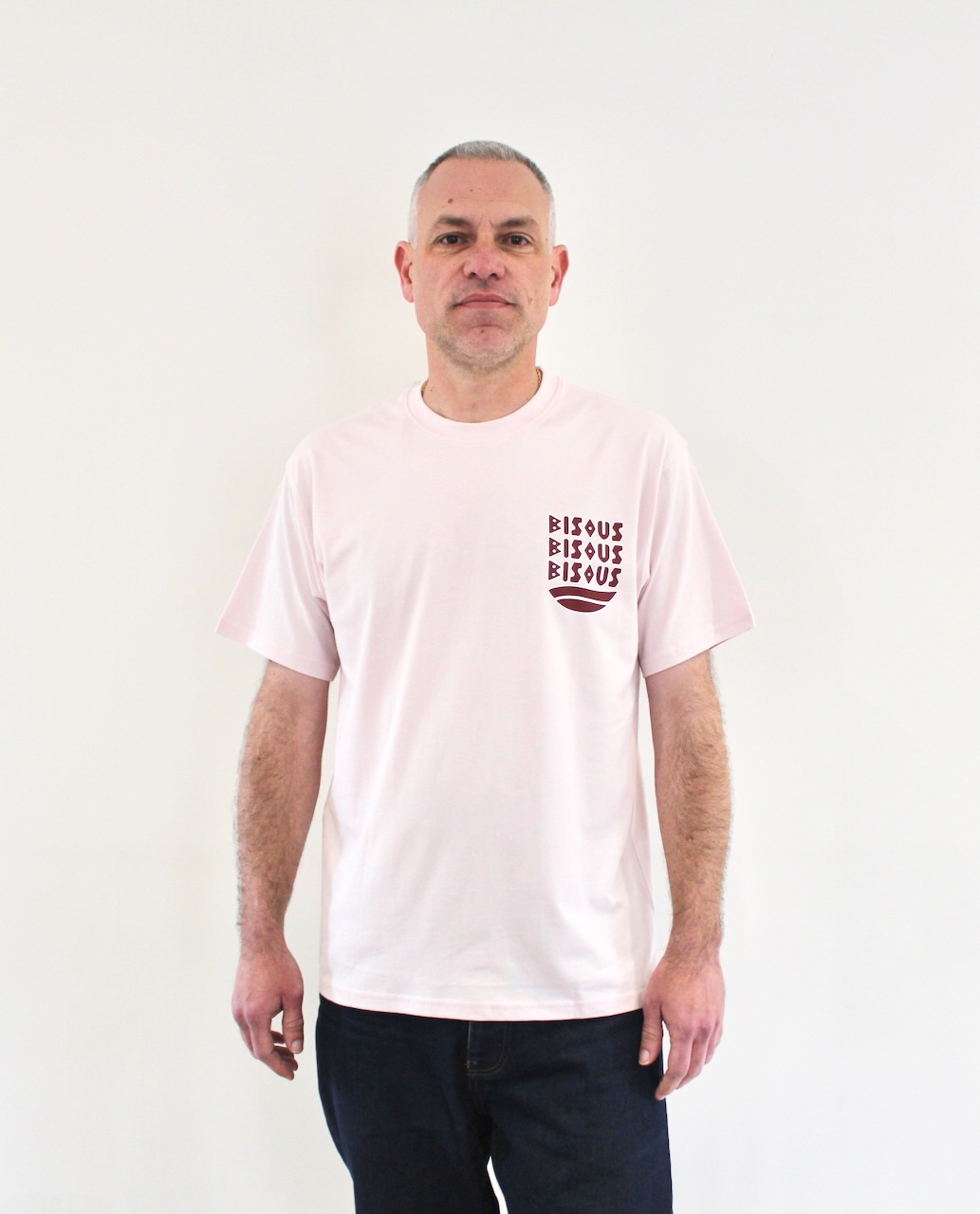 Bisous T-shirt Cap Dagde Light Pink