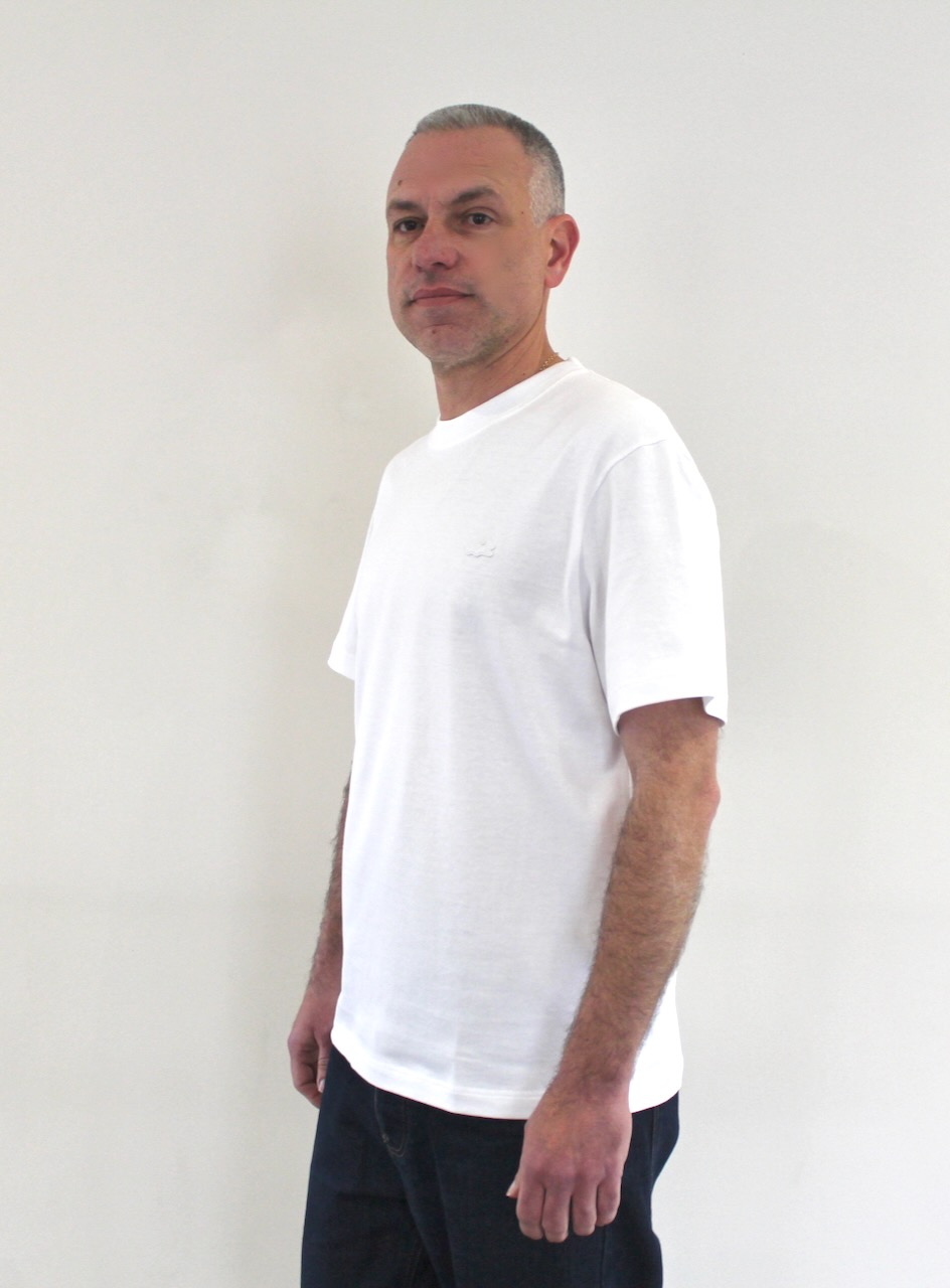 Lacoste T-shirt Jersey Court Print Blanc