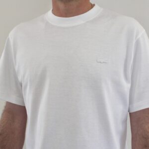 Lacoste T-shirt Jersey Court Print Blanc