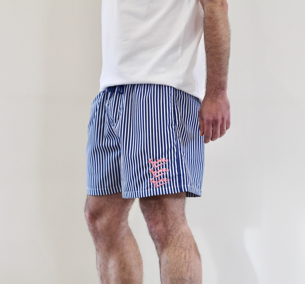 Bisous Swimshort Gianni Stripes Navy