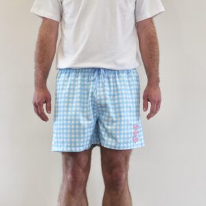 Bisous Swimshort Gianni Vichy Blue