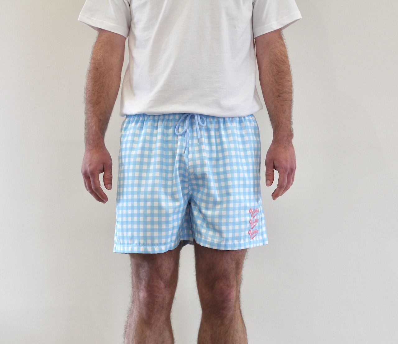 Bisous Swimshort Gianni Vichy Blue