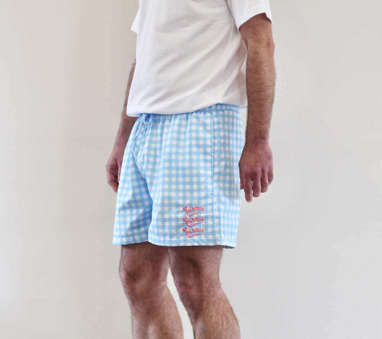 Bisous Swimshort Gianni Vichy Blue