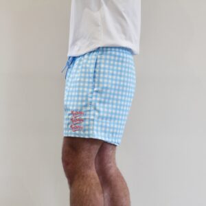 Bisous Swimshort Gianni Vichy Blue