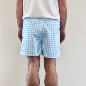 Bisous Swimshort Gianni Vichy Blue