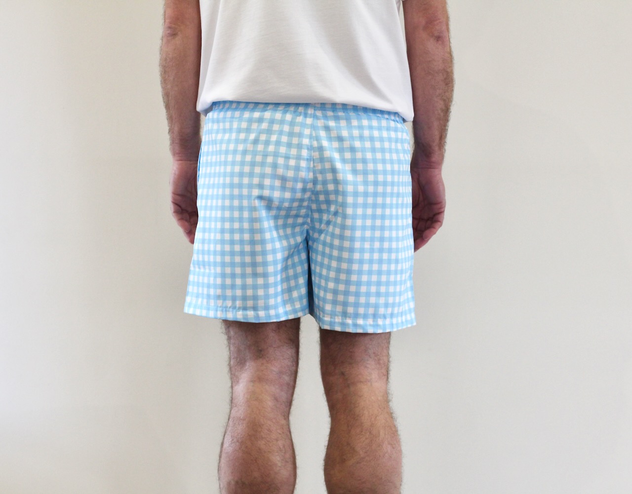 Bisous Swimshort Gianni Vichy Blue