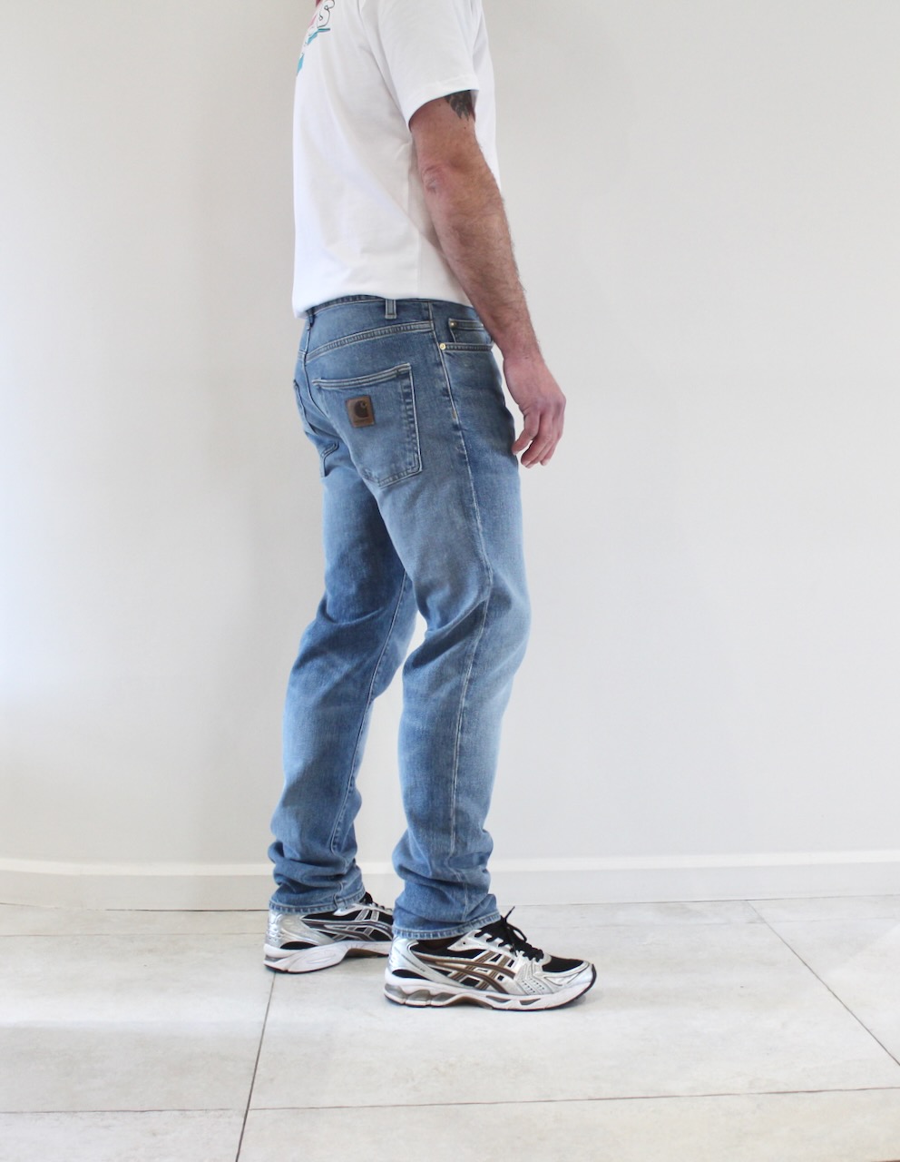 Carhartt Wip Klondike Pant Blue Worn Bleached