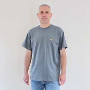 Carhartt Wip Chase T-shirt Cozy Blue Gold