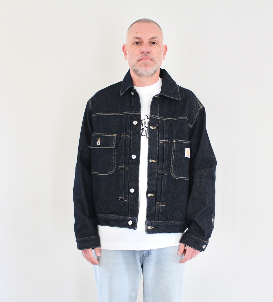 Carhartt Wip Belmar Jacket Blue Rinsed