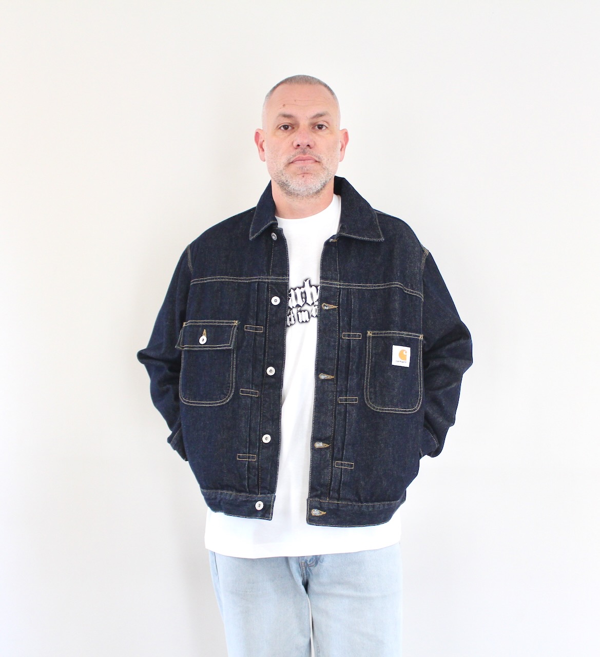 Carhartt Wip Belmar Jacket Blue Rinsed