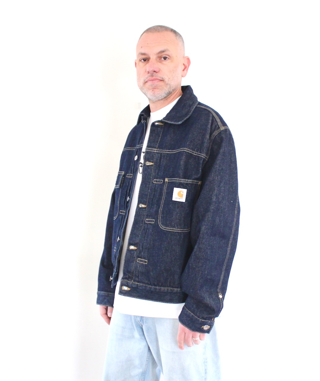 Carhartt Wip Belmar Jacket Blue Rinsed